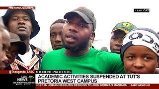 Student protests | Academic activities suspended at TUT's Pretoria West campus