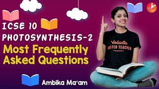 Process of PHOTOSYNTHESIS Part 2 | Photosynthesis Class 10 ICSE Biology | Science | Vedantu 9 and 10