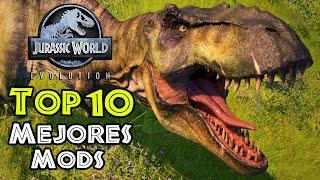 TOP10 MEJORES MODS DE JURASSIC WORLD EVOLUTION