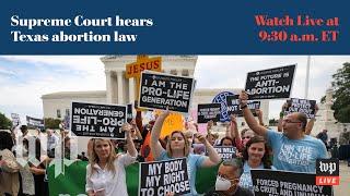 Supreme Court hears case on restrictive Texas abortion law - 11/1 (FULL LIVE STREAM)
