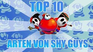 Top 10 Shy Guy Arten | Slowy