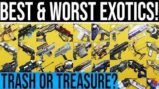 Destiny 2. 2020 BEST AND WORST EXOTICS! (Best Year 3 Exotics) Astro A50 Giveaway!