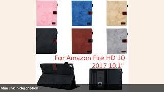 ☑Applies to Amazon Fire HD 10 2017 10.1 flip-top tablet case for Amazon