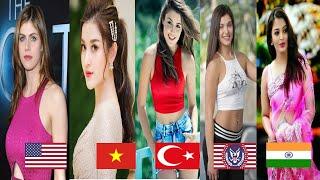 Top 10 Most Beautiful Girls In The World | Must See