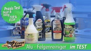 Alu- Felgenreiniger Vergleichstest teuer & billig - top & Flop    - Project CROSS TYPE