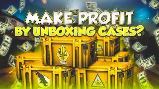 MAKE PROFIT BY UNBOXING CS:GO CASES? | THE BEST CASES TO OPEN! 