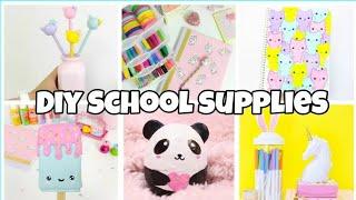 DIY TOP 10 SCHOOL SUPPLIES  EASY PAPER CRAFTS IDEAS