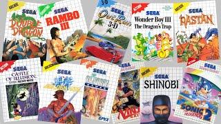 Top 150 best Sega Master system games in chronological order. 1986 -1995