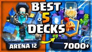 TOP 5 META DECKS! BEST CLASH ROYALE DECK! (October 2021)