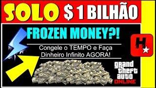 Solo $1 bilhão URGENTEEE!! Faça antes que a Rockstar retire. Congelar TEMPO (Gta 5 Online Glitches)