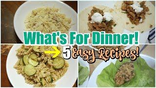 WHAT'S FOR DINNER? || EASY AND BUDGET FRIENDLY MEAL IDEAS || COOK WITH ME