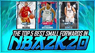 THE TOP 5 BEST SMALL FORWARDS IN NBA2K20 MYTEAM RIGHT NOW!! NEVER LOSE AGAIN!!