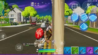 Carrying a bot who was playing on my friend's account to top 10 |Fortnite Mobile