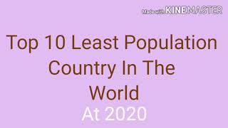 Top 10 Least Population Country In The World At 2020 | Prithivi Anand