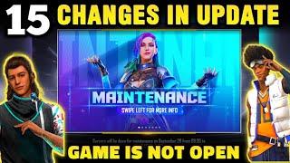 FREE FIRE NEW UPDATE | GAME IS NOT OPEN | FREEFIRE OB30 UPDATE DETAILS - GARENA FREE FIRE