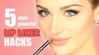 Lipliner Hacks - how to apply lip liner pencil perfectly - 5 easy hacks + mistakes to avoid | PEACHY