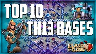 New Top 10 TH13 WAR/CWL/LEGEND Base Link 2021 | All Time Best TH13 War Base Link Anti Everything