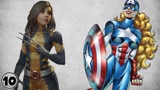 Top 10 Gender Bended Superheroes - Part 2