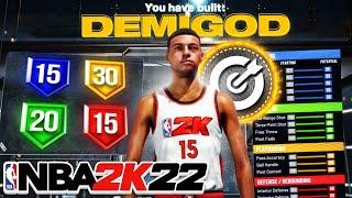 I FOUND THE BEST POINT GUARD BUILD IN NBA 2K22!! DEMIGOD BUILD CANT BE STOPPED!! BEST BUILD NBA 2K22