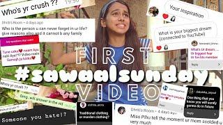 First #sawaalsunday video!|Questions that made me think really hard!|Top 10 questions with Miss Pihu