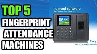 Top 5: Best Biometric Fingerprint Password Attendance system machine  and time recording