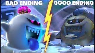 Luigi Mansion 3 Good Ending vs Early Bad Ending