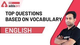 Top Questions Based on Vocabulary | English For SSC CGL Mains