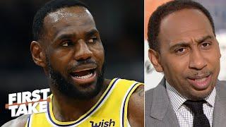 Stephen A. congratulates LeBron on being the 2nd-greatest NBA player ever | First Take