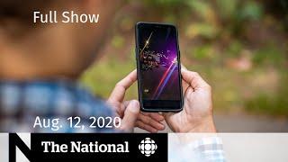 CBC News: The National | Aug. 12, 2020 | Violent arrest by Vancouver police caught on video