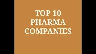 Top 10 Pharma Companies in India 2020