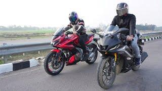 Yamaha R15 V4 VS PULSAR F250 Top End | Comparison!