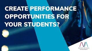 Create performance opportunities for your students - New Year Resolutions for Teachers 2020 Series