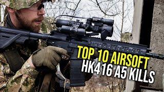 TOP 10 AIRSOFT HK416 A5 KILLS | ARCTURUS