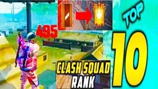 Top 10 Clash Squad Ranked Secret Place  | Free Fire Tips And Tricks | Garena Free Fire | Part - 6