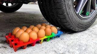 Top 10 Crushing Crunchy & Soft Things by Car! Experiment Car vs Eggs