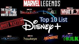 Top 10 Most Wanted Disney + Plus Marvel Legends Wave Figures