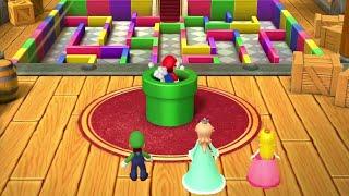 Mario Party 10 - MiniGames - Mario vs Peach vs Luigi vs Rosalina