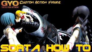 Custom Gyo Inspired Mechanical Spider Shark Figure (Raw10 Frenzy) - Halloween Special - Sorta How To