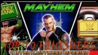 Top 10 best finishers for me in WWE MAYEM