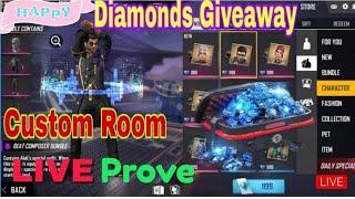 FREE FIRE LIVE GIVEWAY -- FREE FIRE LIVE