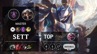 Sett Top vs Irelia - KR Master Patch 10.5