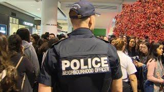 Raw: police called to Eaton Centre to manage unexpected large crowd