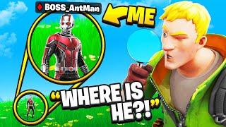 I Pretended To Be Boss ANT-MAN In Fortnite