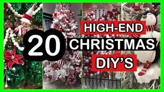 20 HIGH END CHRISTMAS DIY IDEAS  / Top Christmas DIY'S 2021 / DIY Christmas Decor Designs