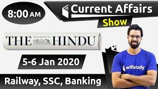 8:00 AM - Daily Current Affairs 2020 by Bhunesh Sir | 5-6 January 2020 | wifistudy ​