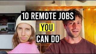 Top 10 Remote Jobs 2021