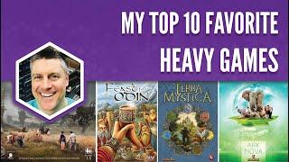 My Top 10 Favorite Heavy Games