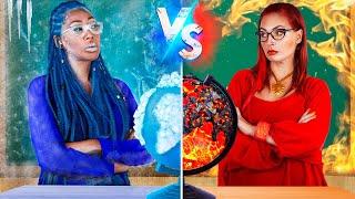 Hot vs Cold  Teacher / 16 DIY Weird College Supplies