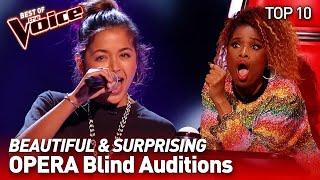 TOP 10 | Unexpected OPERA talents who SHOCKED the Coaches in The Voice