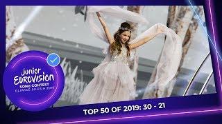 TOP 50: Most watched in 2019: 30 TO 21 - Junior Eurovision Song Contest